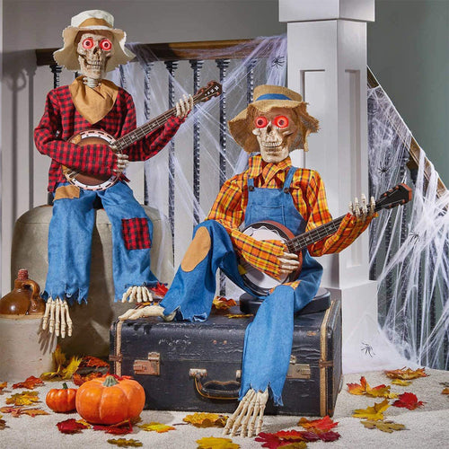 Animated Duel Banjo Skeletons S DrôLes | Bowlift