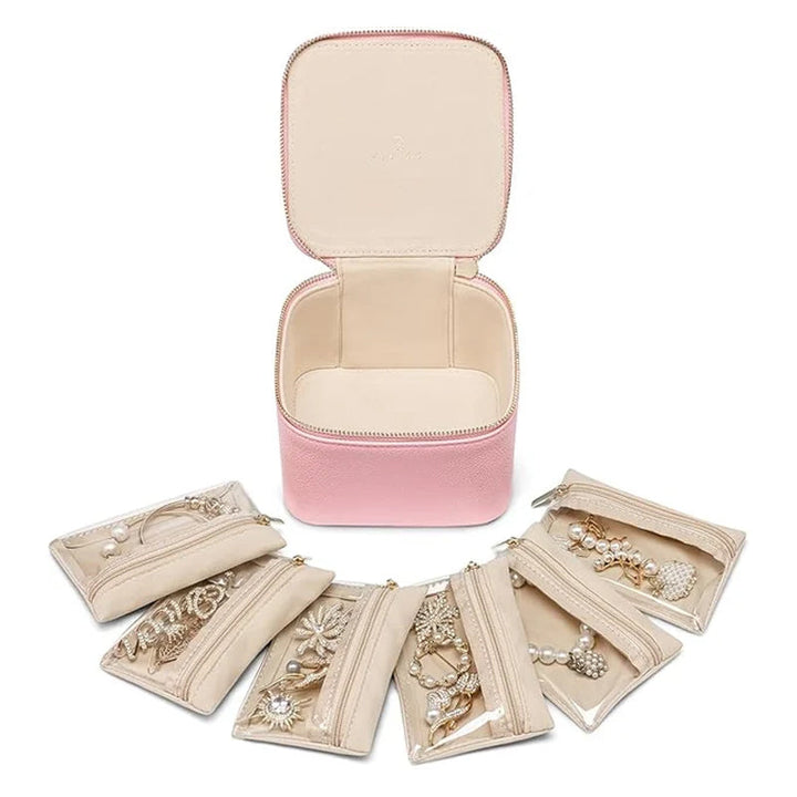 Leather jewelry box for travel | Bowlift