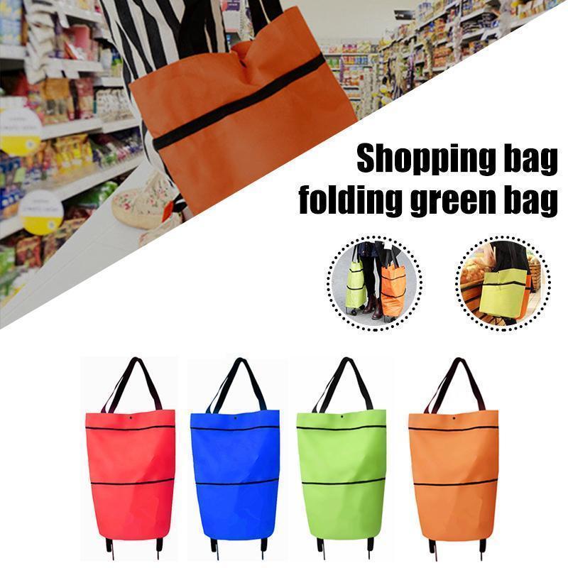 BowLift | 2 In 1 Folding Shopping Cart Tote Bag