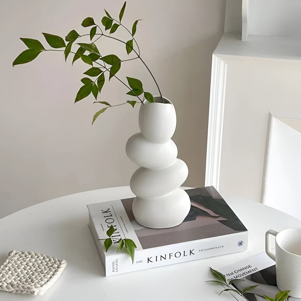 BowLift | STRATA Sculptural Ceramic Vase