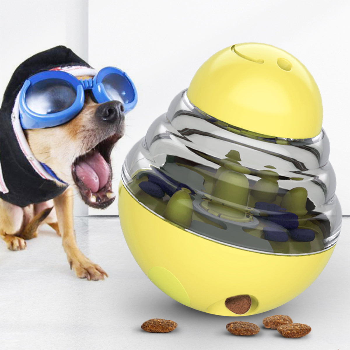 Wobble Food Ball – Interactive Feeder & Play Toy for Dogs