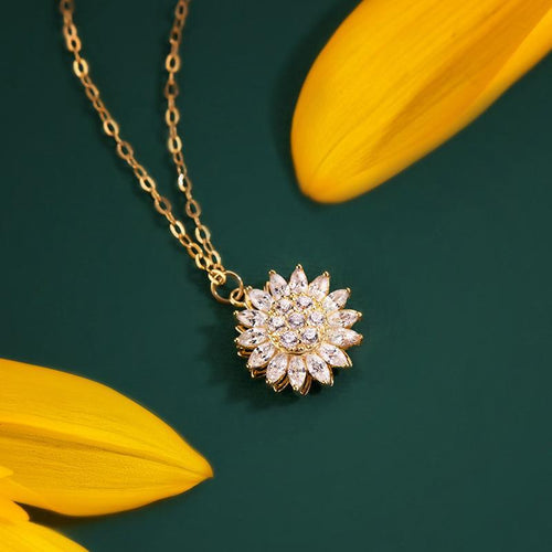 BowLift | Rotatable Sunflower Necklace