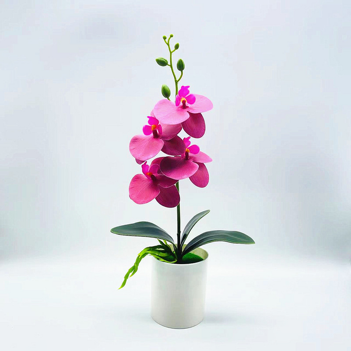 BowLift | Artificial Orchid Flower – Decorative Artificial Plant for Living Room and Table Decoration