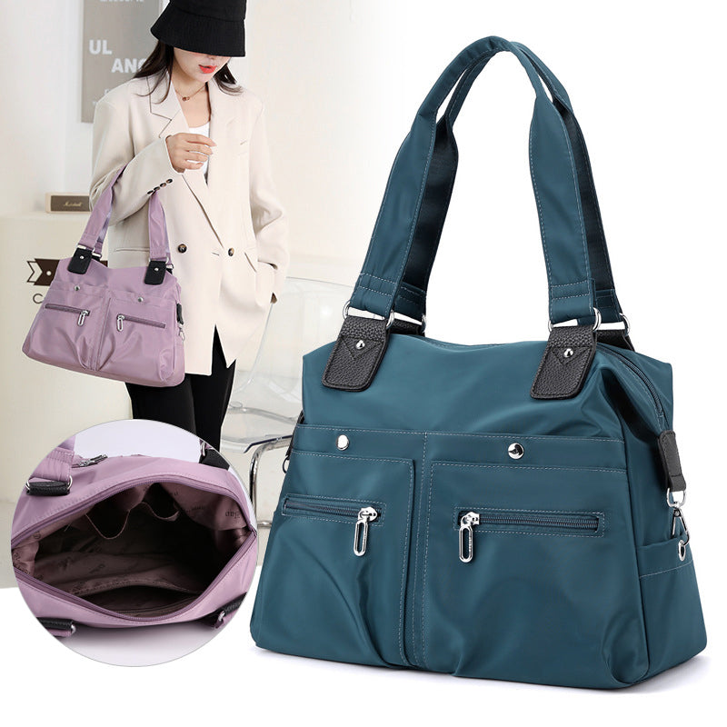 Waterproof Simple Nylon Handbag | Bowlift