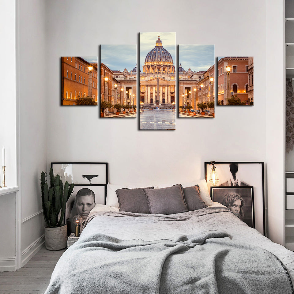 Fresh Palace 5 Piece - Canvas Wall Art Painting | Bowlift