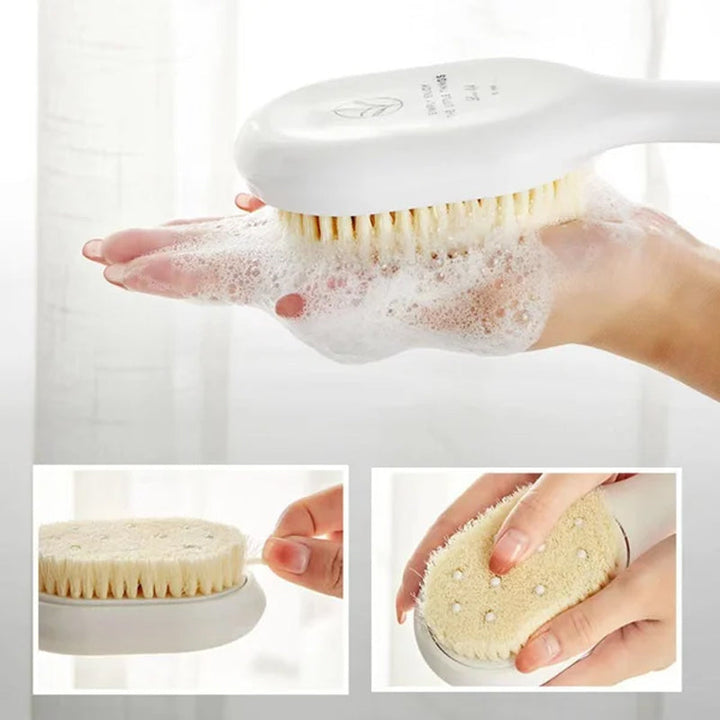 BowLift | Massage cleaning brush with long handle