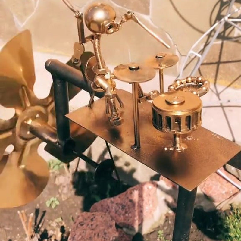 BowLift | Handmade Metal Drummer Windmill