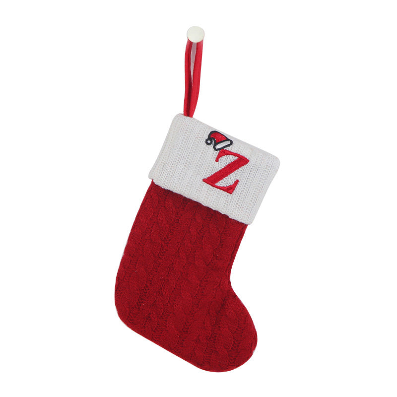 BowLift | Christmas Letter Knit Stocking