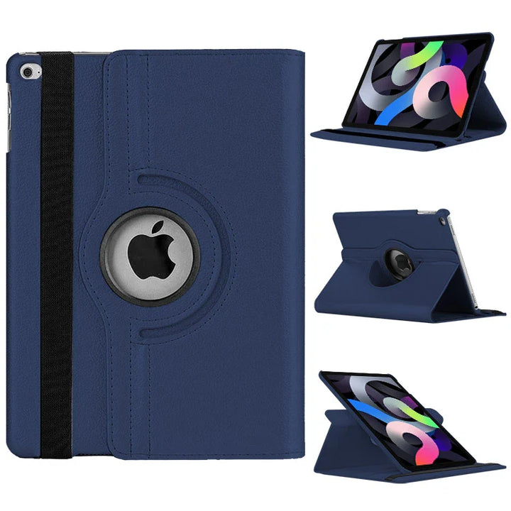BowLift | 360-Degree Rotating Smart Leather Stand Case for iPad – Auto Sleep/Wake, Protective Cover