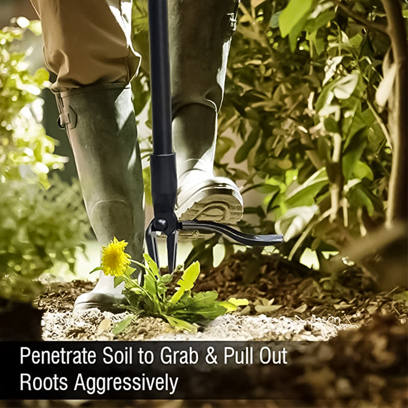 BowLift | Stainless steel adjustable long handle detachable weeder