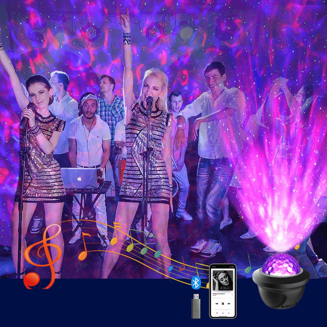 Galaxy Speaker Party Lighting | Bowlift
