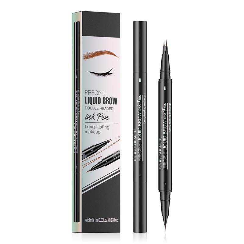 BowLift | 2-in-1 Dual-Ended Eyebrow Pencil with Micro-Fork Tip Applicator and Precise Brush Tip