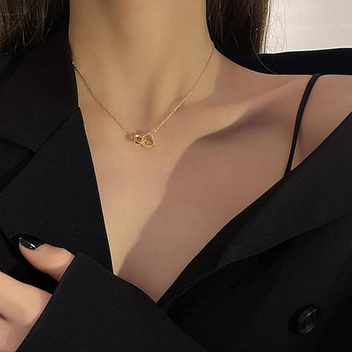 BowLift | Heart Necklace with rotating rose gift box