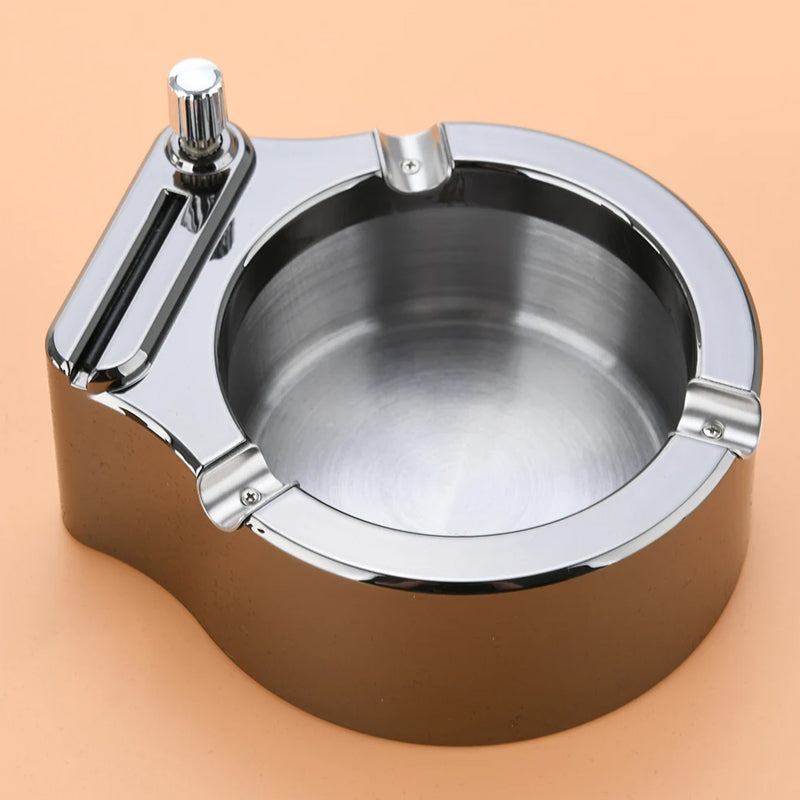 BowLift | Retro Metal Ashtray, Cigarette Lighter