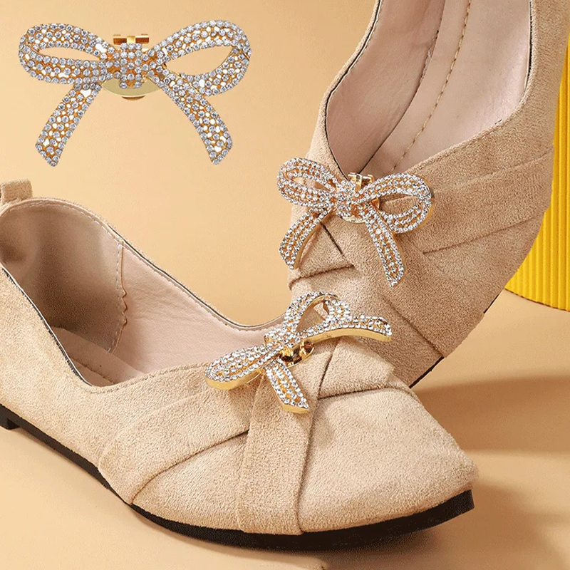 BowLift | Detachable Rhinestone High Heel Shoes Buckle