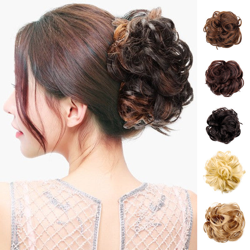 Bun Clipping Flower Buds Wig | Bowlift