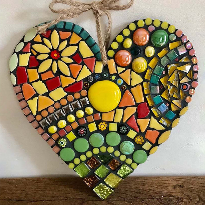 BowLift | Large Garden Mosaic Heart Decoration