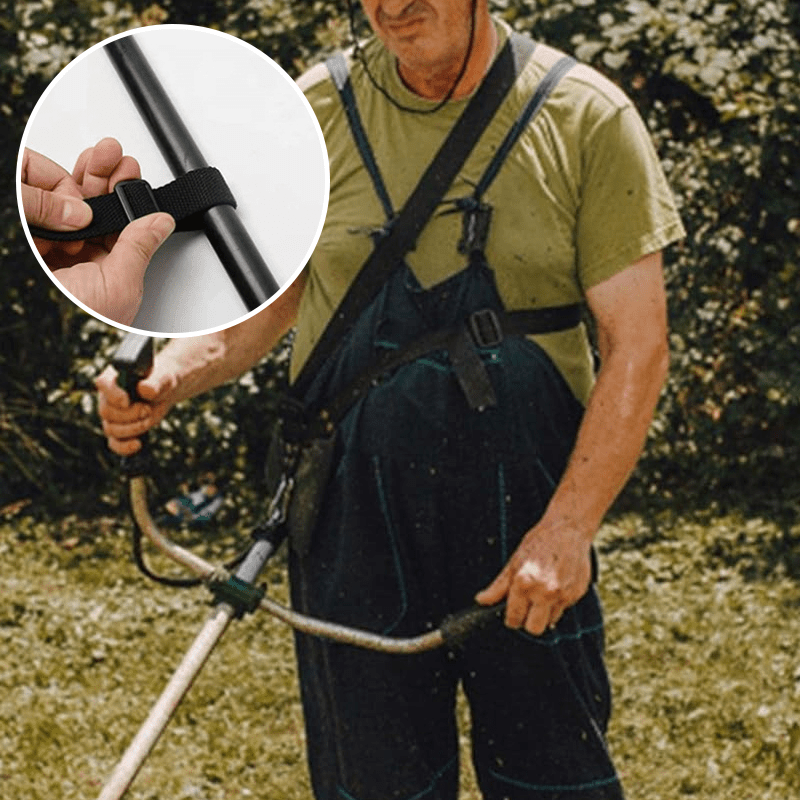 BowLift | Ergonomic Weed Killer Handle Extension Brush Cutter Trimmer Handle