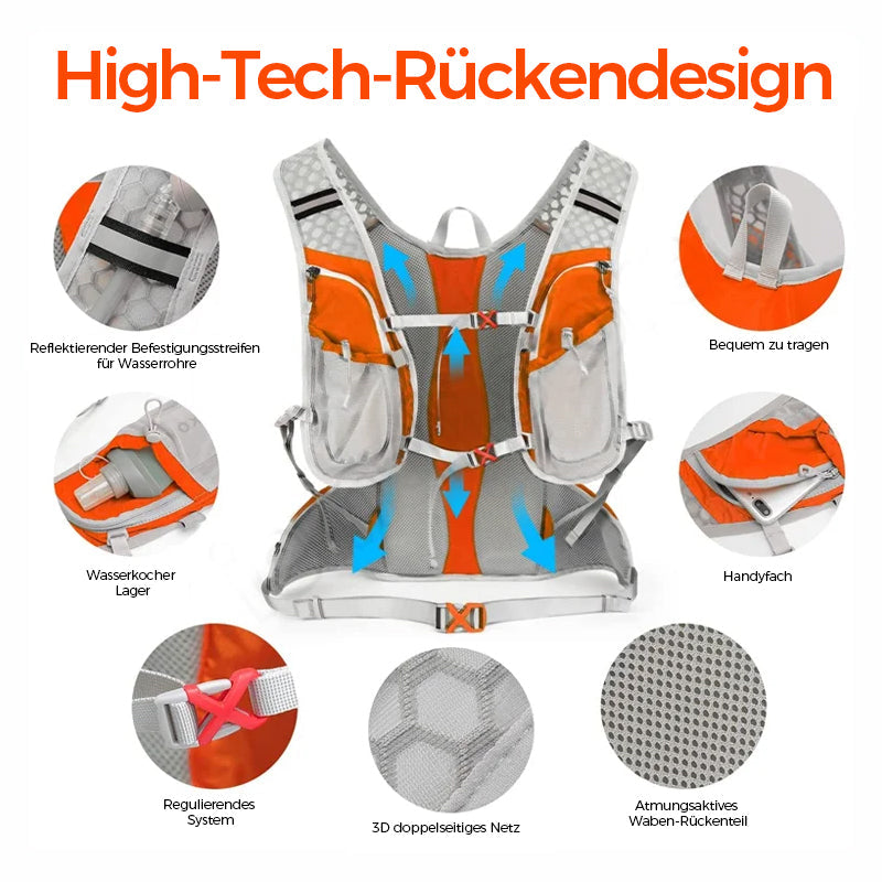 Outdoor Light and Breathable Backpack Bike Bag | Bowlift