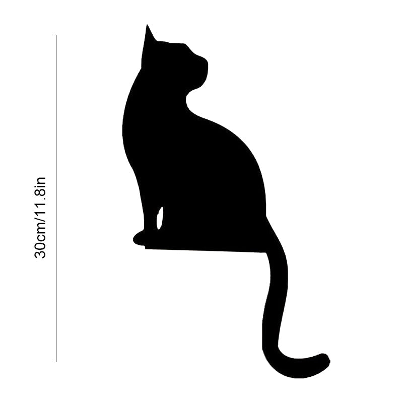 BowLift | Black Cat Door Corner Sign Decoration