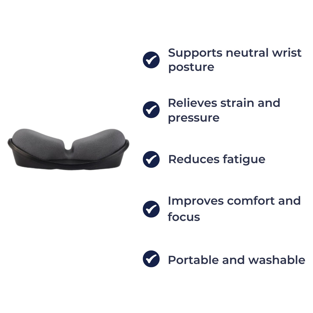 Pain Relief Support – Memory Foam Cushioned Non-slip – Office and Gaming Bowlift