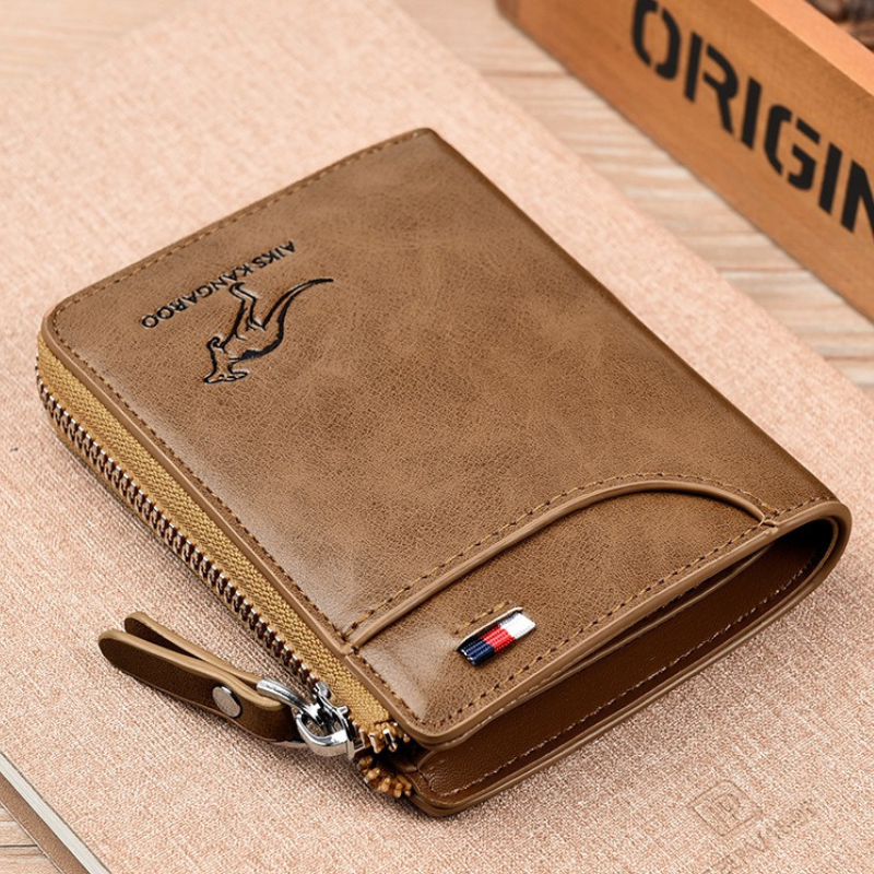 BowLift | WalletPro – Men’s Genuine Leather RFID Anti-Theft Wallet