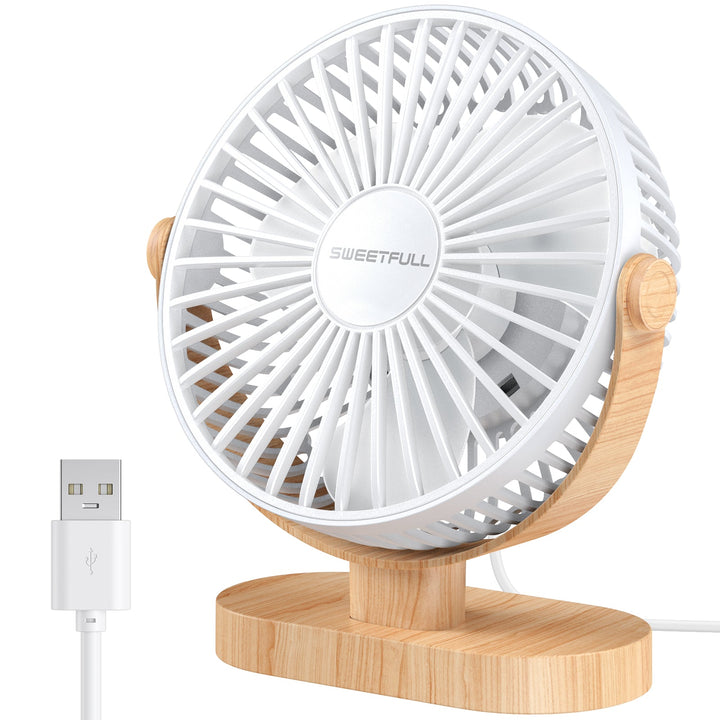 6.5 Inch USB Small Desk Fan for Home Office Car Outdoor Travel | Bowlift