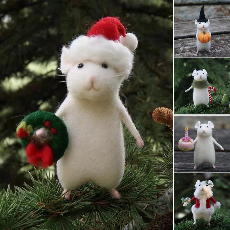 BowLift | Felt Mouse Halloween Ornament