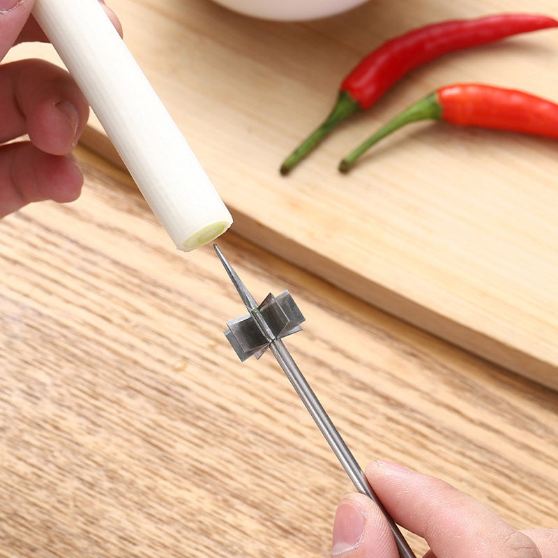 Stainless Steel Plum Blossom Onion Cutter | Bowlift