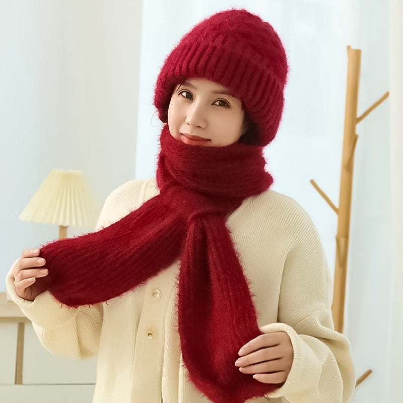 BowLift | Integrated hearing protection windproof hat scarf