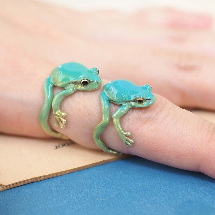 BowLift | Latest-tree Frog Ring & Earrings