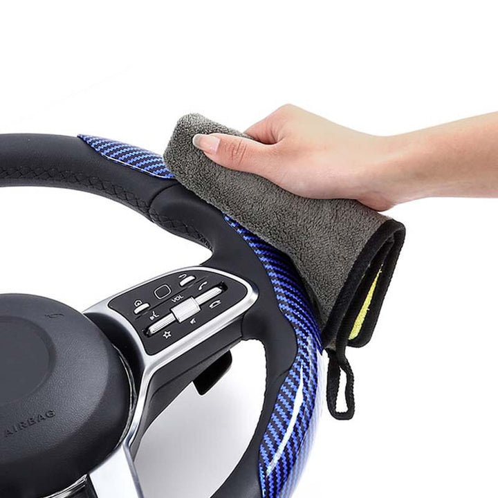 BowLift | Universal Laser Carbon Fiber Pattern Steering Wheel Cover