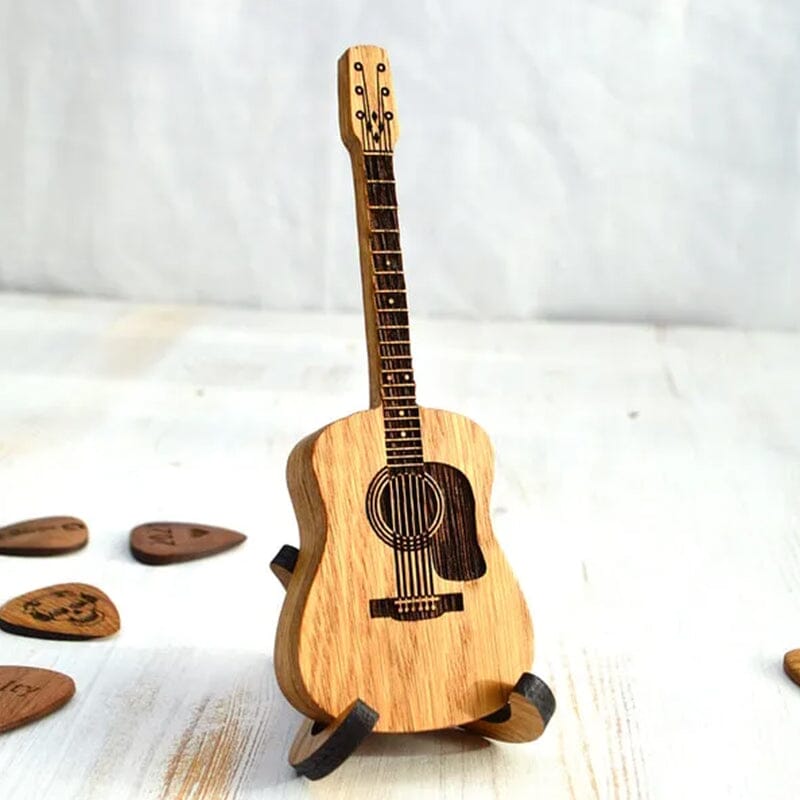 BowLift | Wooden box for acoustic guitar accessories