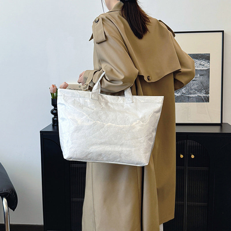 Women Letter Print Tote Bag | Bowlift