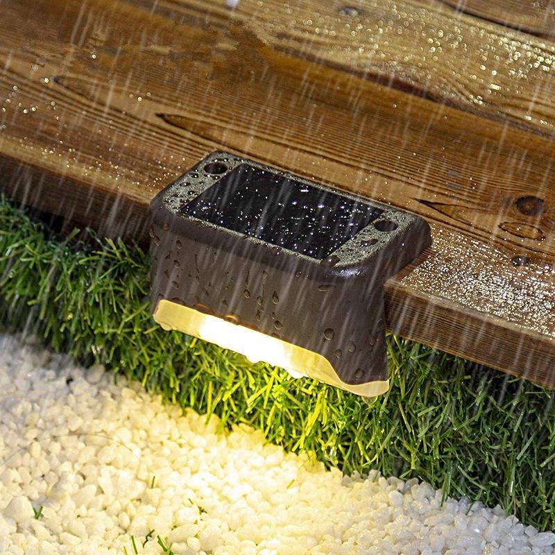 Outdoor Waterproof Stair Solar Lights (4 PCS) | Bowlift