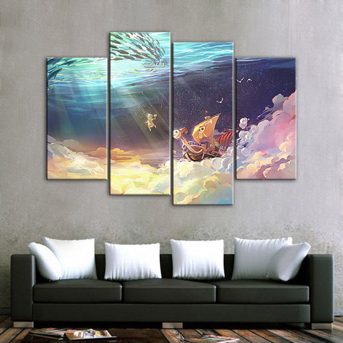 Sky To The Moon - Canvas Wall Art Painting | Bowlift