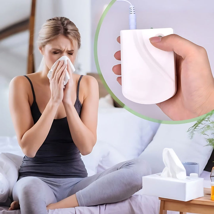 BowLift | Infrared Therapy Device for Allergic Rhinitis and Runny Nose Relief, Comfortable Nasal Congestion Treatment