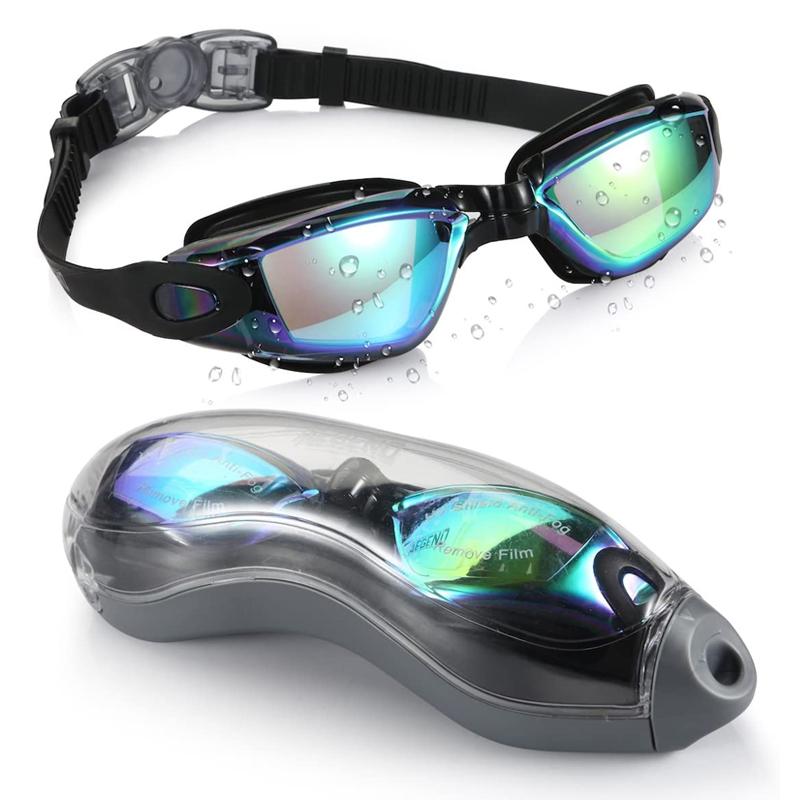 BowLift | No leak anti-fog UV protection triathlon swim goggles