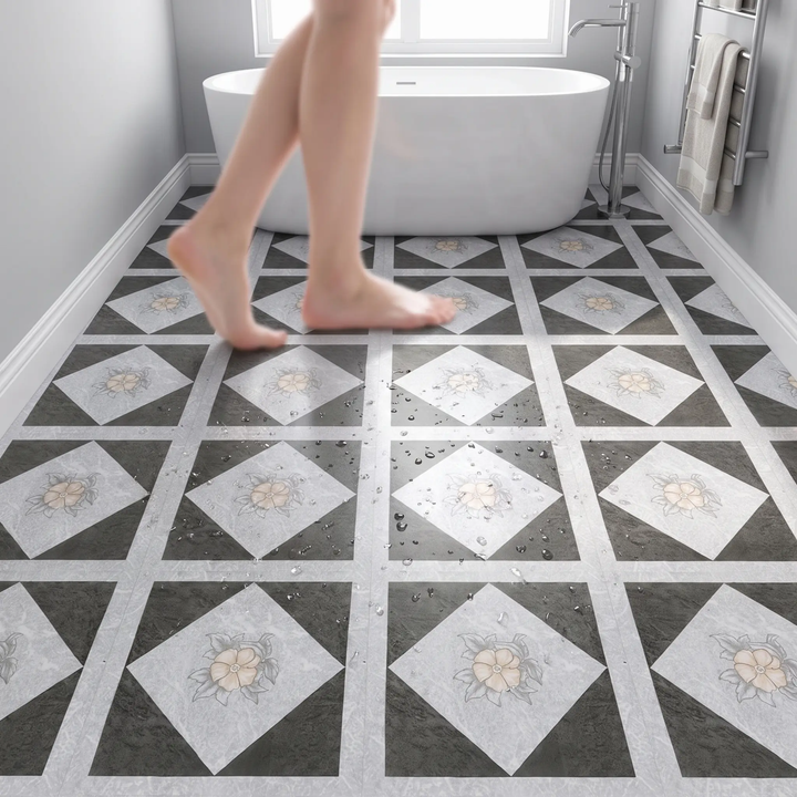 BowLift | Peel and Stick PVC Flooring Matt Vinyl Flooring with Stone Look