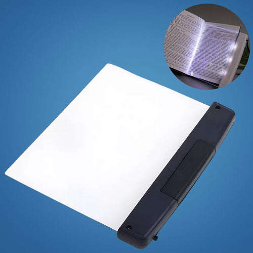 PageGlow | Flat LED Book Light – Glare‑Free Full‑Page Illumination – Slim Portable Design – Eye‑Care for Travellers & Bedtime Readers Bowlift