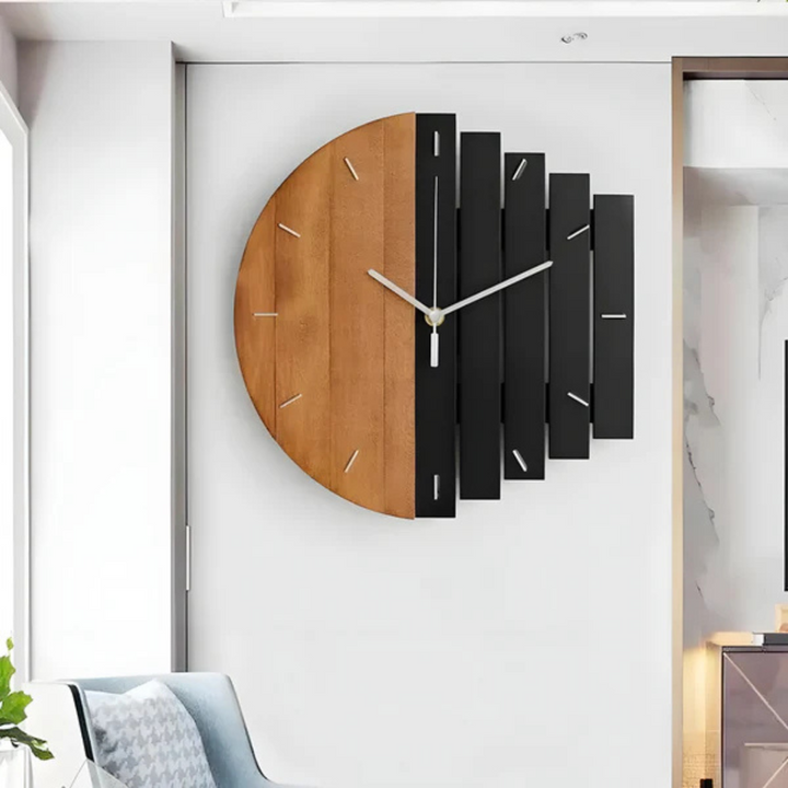 BowLift | Large Wooden Clock for Interiors