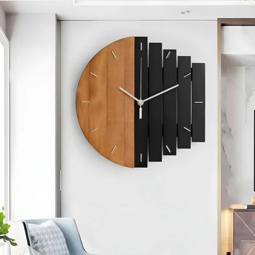 BowLift | Large Wooden Clock for Interiors