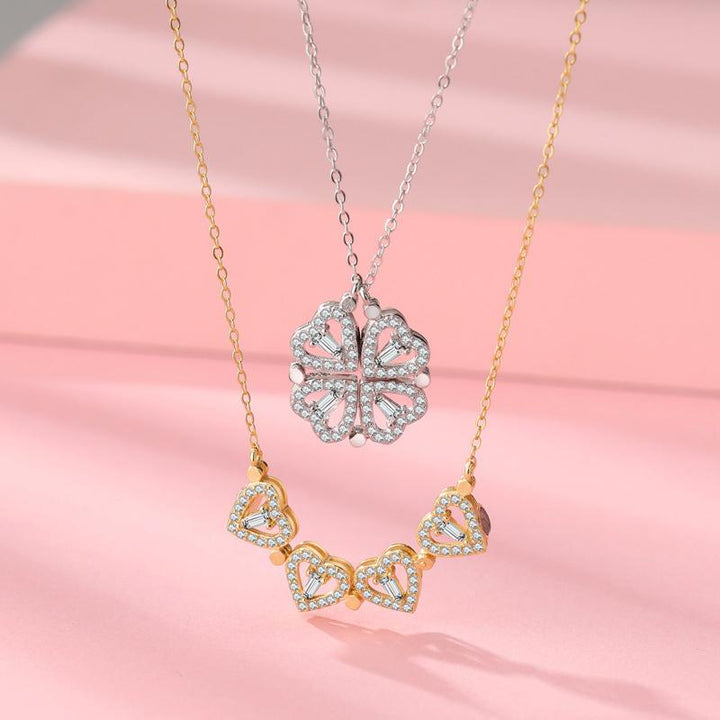 BowLift | Hollow Four Leaf Clover Necklace