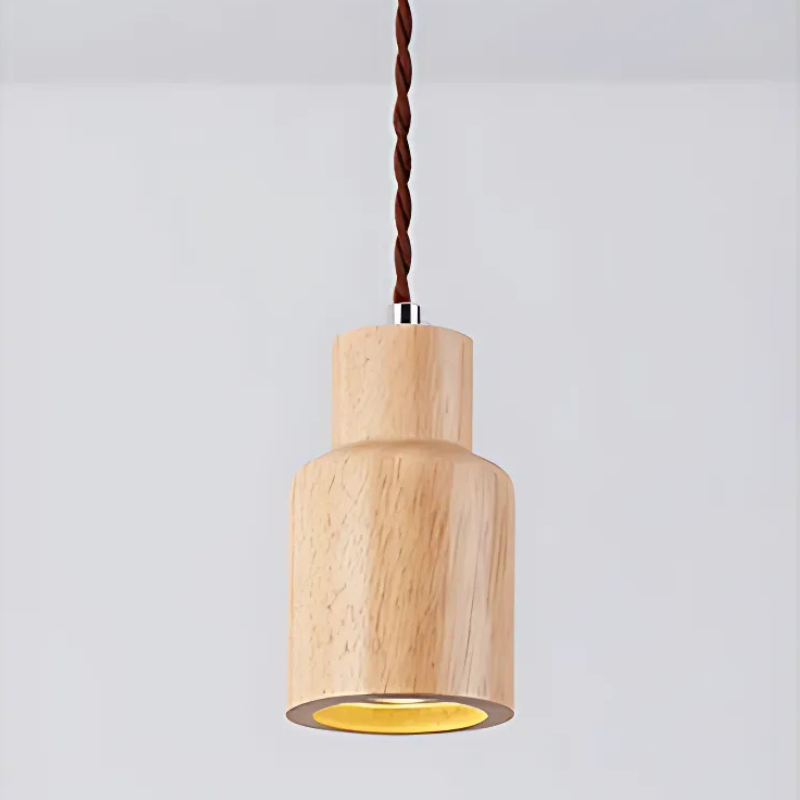 BowLift | Scandinavian Modern LED Pendant Lamp of Wood