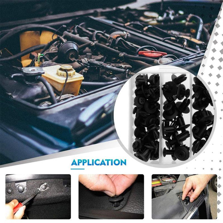 BowLift | Universal Car Plastic Fender Fastening Clips (150 Pieces)