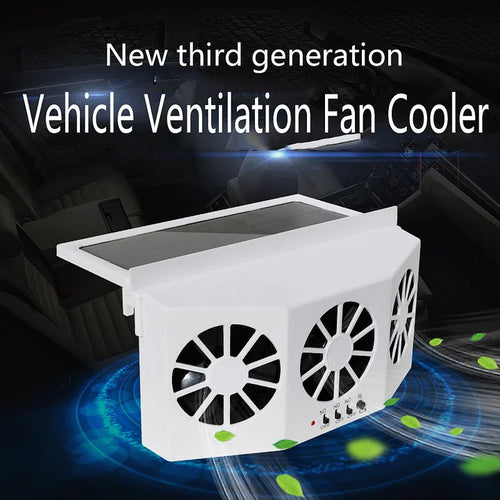 The New Solar Car Cooling Artifact [air circulation exhaust fan] | Bowlift