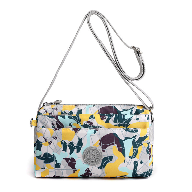 Women's Casual Multi-layer Fashionable Simple Shoulder Bag Made of Nylon | Bowlift
