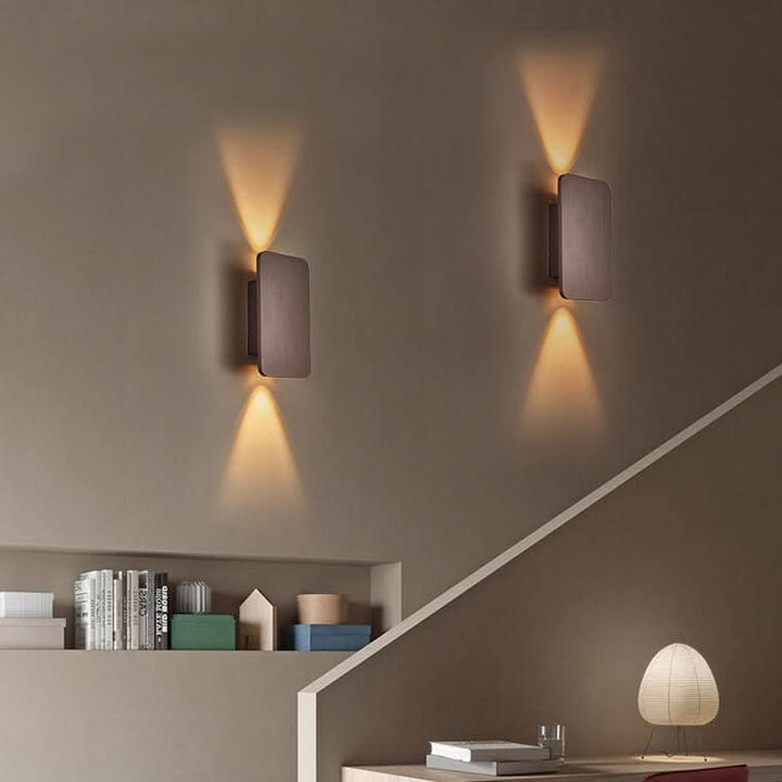 BowLift | Nordic Minimalist Aluminum Rectangular LED Wall Sconce