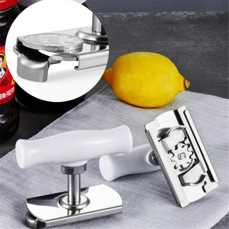 Size-adjustable can opener made of stainless steel | Bowlift
