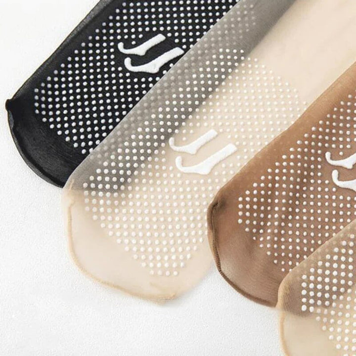 Invisible, Non-slip Crystal Silk Socks | Bowlift